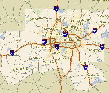 DFW Map